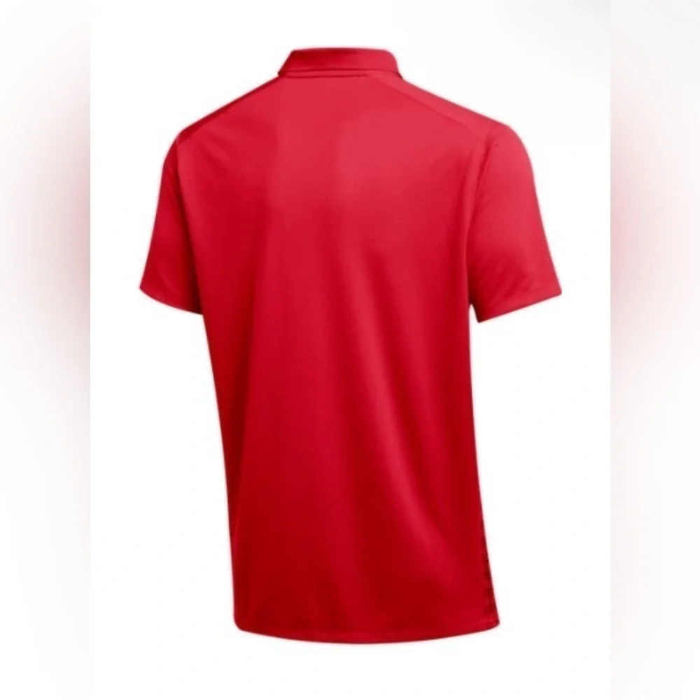 JORDAN DRI-FIT VICTORY COACHES POLO UNIVERSITY RED/GYM RED/WHITE NWT